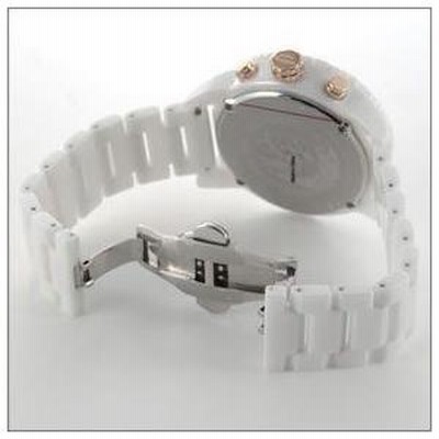 DIESEL ディーゼル 白セラミッククォーツ 3針モデル DZ1421