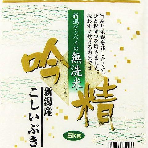 お米 10kg 《 無洗米 》 新潟県産 こしいぶき （令和5年産） 10kg （5kg×2袋）