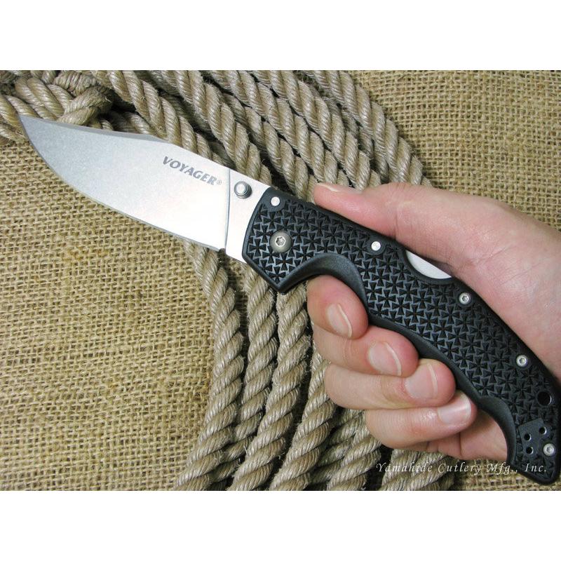 コールドスチール CS-29AC ヴォヤージャー ラージ AUS10A クリップポイント 直刃 折り畳みナイフ COLD STEEL Voyager Large Clip Point Plain Edge AUS10A