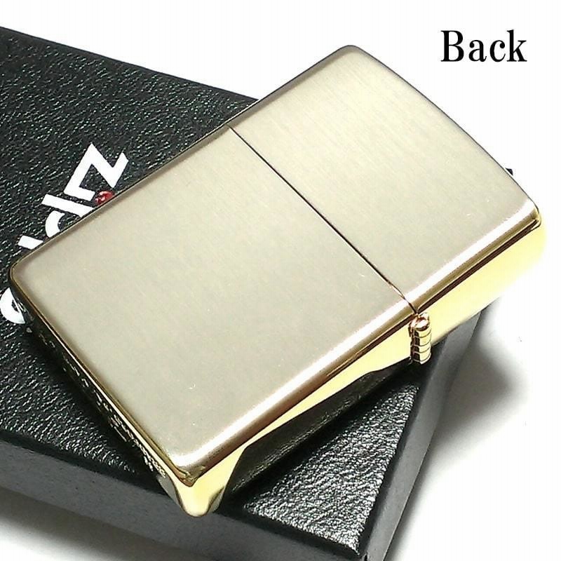 ラウンド ZIPPO 聖観世音菩薩 ゴールド＆シルバー SGサテン ジッポー