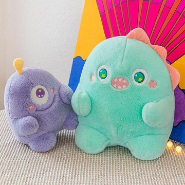 可愛小怪獸玩具毛絨玩偶睡覺抱布娃娃女生公仔稀奇古怪的生日禮物（45cm以上的商品麻煩客人選擇宅配哦，謝謝）