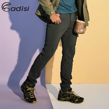 ADISI 男四面彈撥水耐磨修身拼接長褲AP1991037 (S-2XL) / 城市綠洲 (四向彈性、防潑水、磨毛)