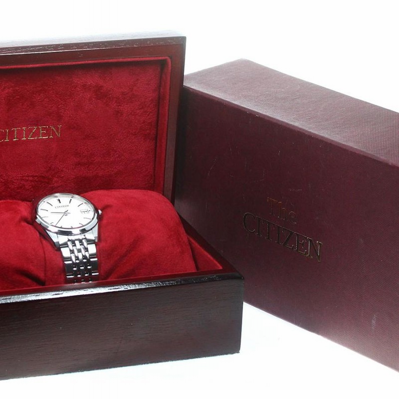 動作品 CITIZEN ザ・シチズン クオーツ式腕時計 A610-H14061 3針