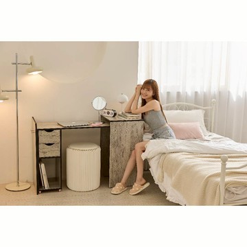 BuyJM台灣製造伸縮書桌/ 工作桌 學習桌 書桌  書房家具  電腦桌 化妝桌KC07