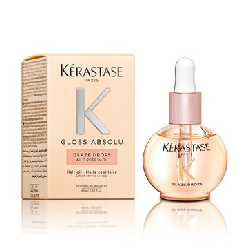 《平輸版》【KERASTASE】卡詩 釉光香頌玫瑰護髮精油 (45ML)