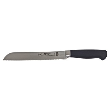 Atlantic Chef 六協 專業系列 麵包刀 Santoprene® 橡膠刀柄  21cm  黑色 + 銀色  1支