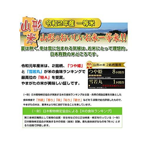  令和3年 山形県 庄内産 はえぬき 一等米 3分づき お米 10kg （5kg×2袋） 特別栽培米