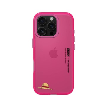 iPhone 16 Pro Clear 粉漾桃 - 航海王 One Piece - 標誌系列-草帽