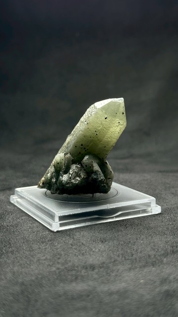 綠水晶- 蒙古綠水晶 收藏級 附日本製展示盒 S26BD27-04
