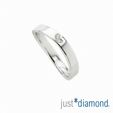 【Just Diamond】愛戀鉑金系列 蝶舞之愛 對戒(女戒)
