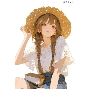 【8 月新品】07-139-0013 人物貼紙 簡約夏日女孩