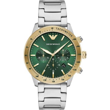 EMPORIO ARMANI 亞曼尼 Mario系列 AR11454 沉穩實搭計時手錶 43mm