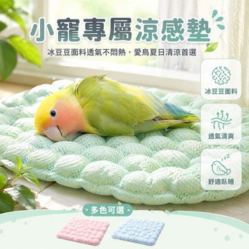 台灣出貨✨ 涼墊 鳥窩 夏季降溫 牡丹虎皮玄鳳 和尚小太陽 金絲雀 睡覺休息 寵物用品