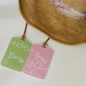 行李吊牌-客製化英文姓氏 情人節/結婚禮物