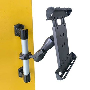 貨運火車車載8-14英寸平板支架兼容28-38mm圓管抱箍平板球頭支架