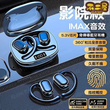 台灣出貨免運 開放式耳機5.3無損全景音效 智能降噪長續航重低音質運動iPhone耳機