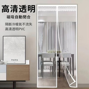 ⚡台灣出貨⚡空調門簾 冬季防風保暖門簾 臥室防寒防冷氣 廚房隔油煙透明加厚門簾 空調簾 防風門簾 冷氣門簾 免打孔門簾
