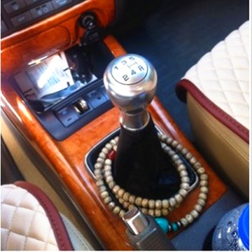 通用5排檔頭汽車改裝手動排擋頭檔位檔把通用型改裝鋁合金 帶汽車