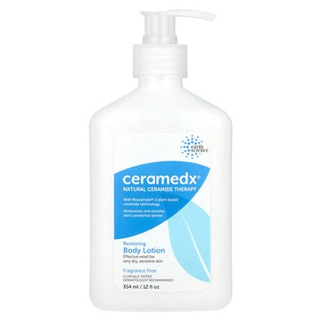 Ceramedx, 修護身體乳液，無香料，12液量盎司（354毫升）