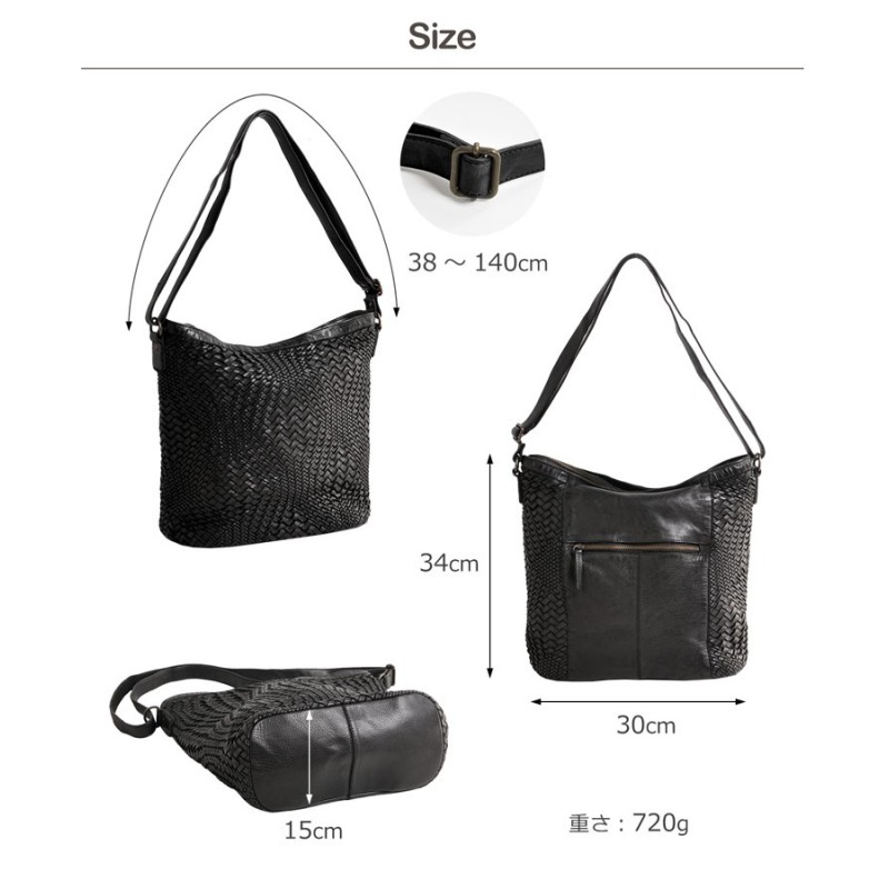 本革 メッシュバッグ ショルダーバッグ レディース Mia Borsa ブランド