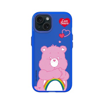 iPhone 15 Clear 激光藍 - Care Bears - Cheer Bear