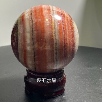 天然紅紋石球擺件水晶擺件招財鎮宅轉運家居擺件原料紅紋石打磨