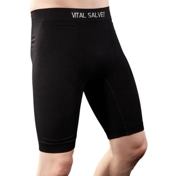 【Vital Salveo 紗比優】男彈力運動短褲(無縫壓縮緊身短褲/健身內搭褲/休閒壓力褲/慢跑路跑/吸濕排汗/台灣製造)