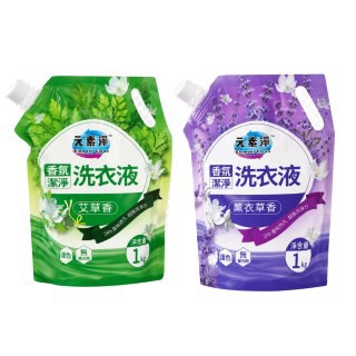 洗衣精 【元素淨】濃縮香氛洗衣液-艾草/薰衣草 1000ml/包 6包/組