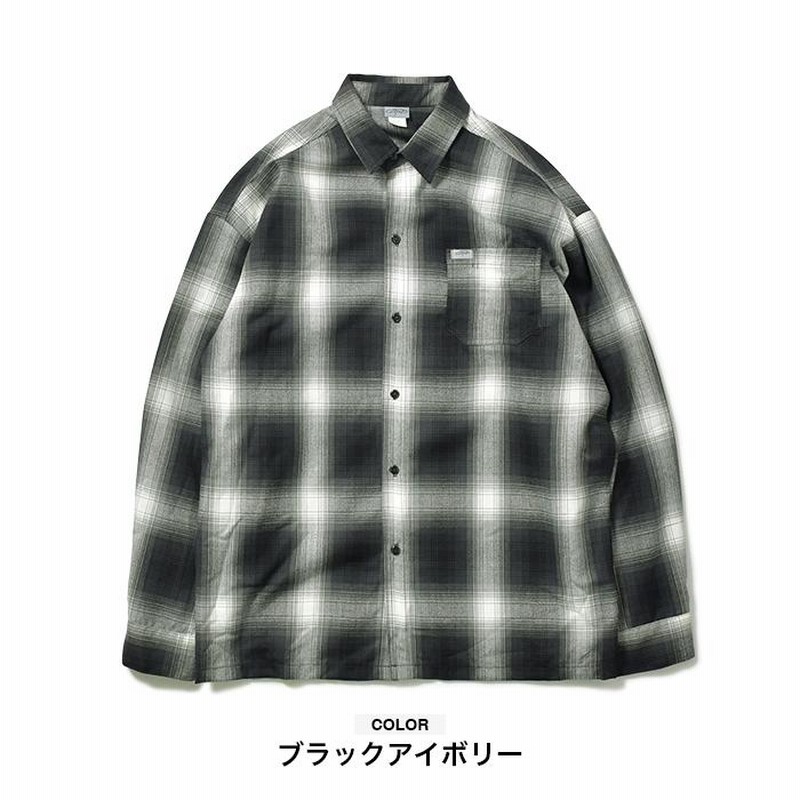 CALTOP キャルトップ シャツ 長袖 チェックシャツ ネルシャツ メンズ