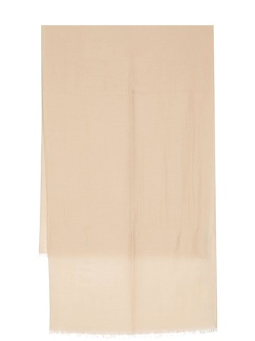 Colombo - twill-weave frayed cashmere-silk scarf - women - Cashmere/Silk - One Size - Neutrals