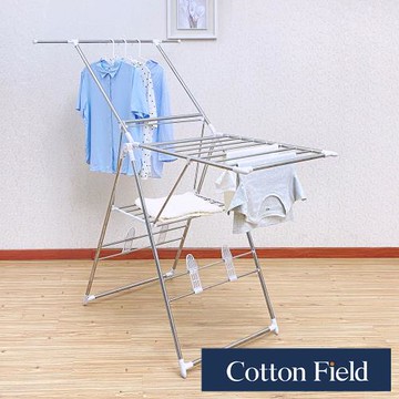 棉花田可伸縮不鏽鋼蝶形晾曬架(134x62-110x154cm)