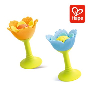 奇哥 德國Hape  安撫花瓣固齒器-橘色