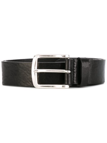 Diesel - Line belt - men - Calf Leather/Metal - 105 - Black