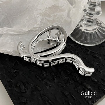 Gulicc 髮夾 韓版大Q抓夾