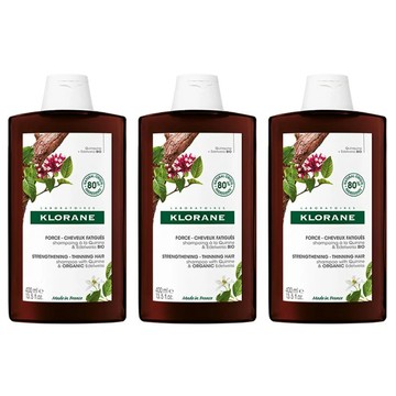 Klorane蔻蘿蘭 養髮強韌洗髮精400ml三入組【德芳保健藥妝】