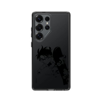 Galaxy S25 Ultra Clear 酷墨灰 - Detective Conan - 黑色滑板