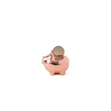 Goldenpig 招財金豬 伍 玫瑰金
