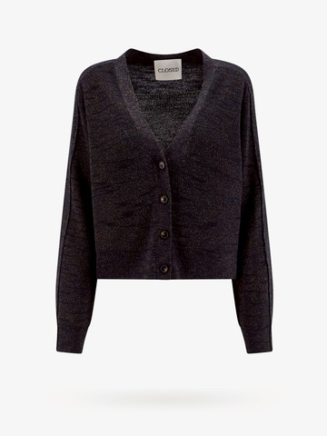 Crop fit ribbed cardigan - CLOSED - gender_Woman