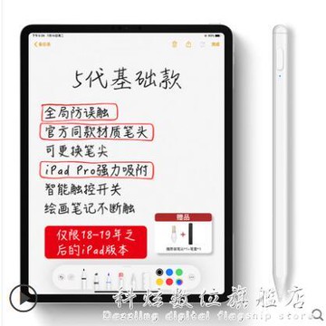 wiwu ipad電容筆蘋果筆觸控筆air3平板Pro手寫筆通用apple pencil 【9折特惠】