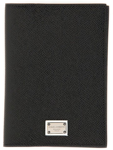 Dolce & Gabbana Leather Passport Holder