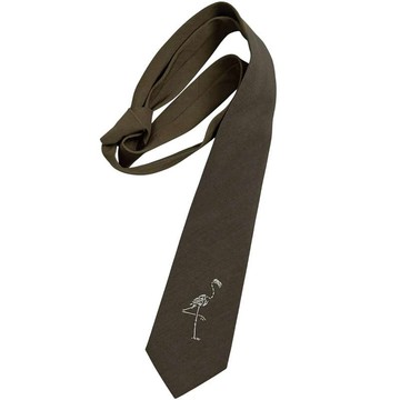 【MELSIGN】TWO-TONE CRANE TIE 領帶 (棕色)