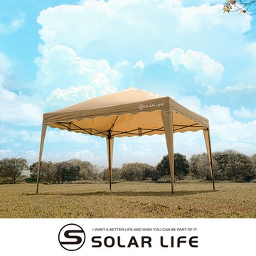 Solar Life 索樂生活 客廳帳 彈開式炊事帳篷二代 附收納袋 永久保修.27秒帳客廳帳 速搭園遊會停車棚 活動帳快速帳 遮陽棚遮雨棚 彈開帳炊事帳