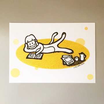 明信片繽紛系列   週末午後 | MonkeyCookie