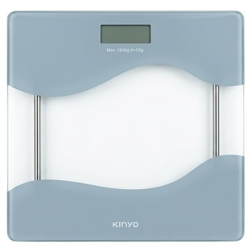 Kinyo 體重計  DS-6561  藍色 + 透明色  1個