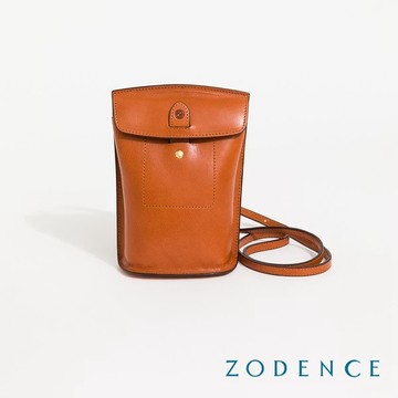 【ZODENCE】HIM義大利植鞣革斜背手機包