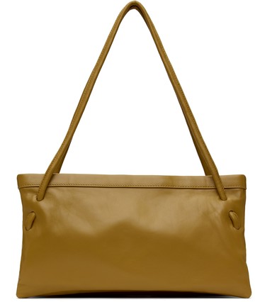 BY FAR 黄褐色 Hannah Lamb Nappa Leather 单肩包