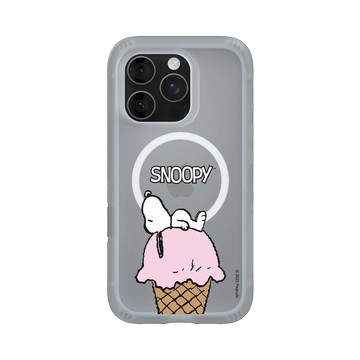 iPhone 16 Pro AirX 流變灰 - 史努比 Snoopy - 冰淇淋甜筒