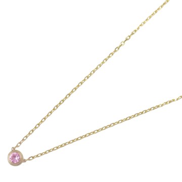 Cartier 卡地亞 18K 玫瑰金 粉色藍寶石 d Amour 項鍊 B7218400 【二手名牌BRAND OFF】