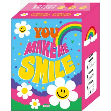 Wiggle Wiggle懸掛式大容量抽取式衛生紙 -小花款