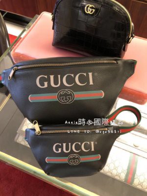 Annie Gucci 493869 Print belt Bag